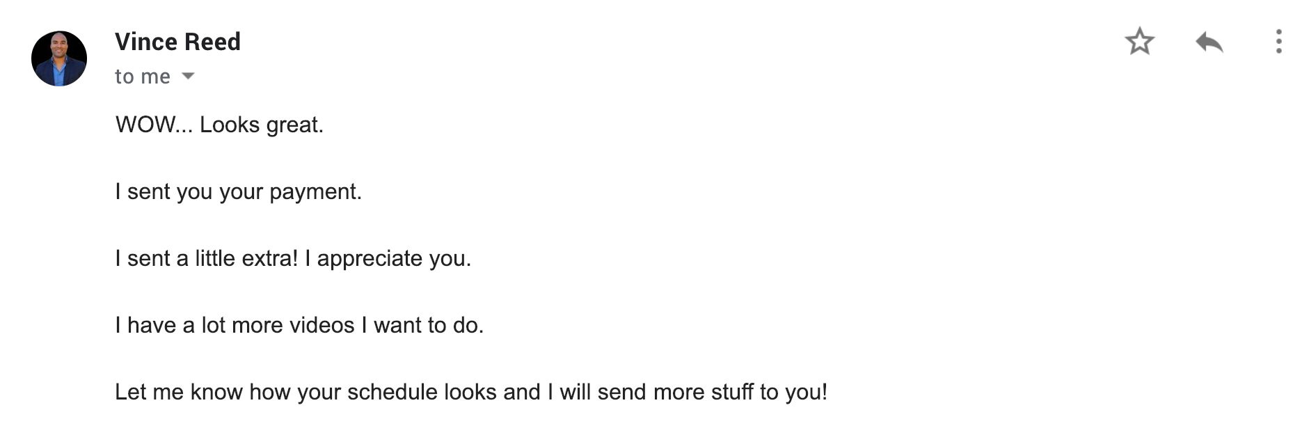 Client review