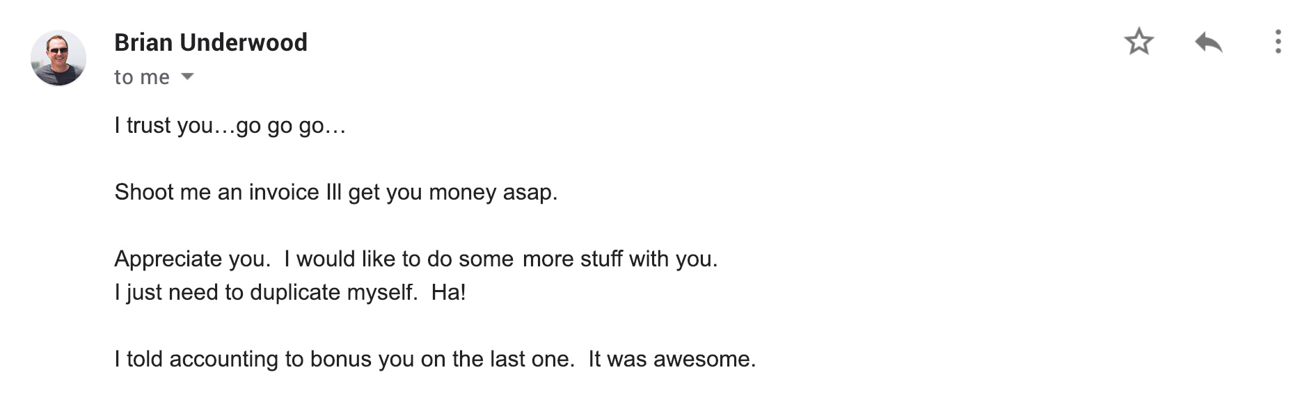 Client review