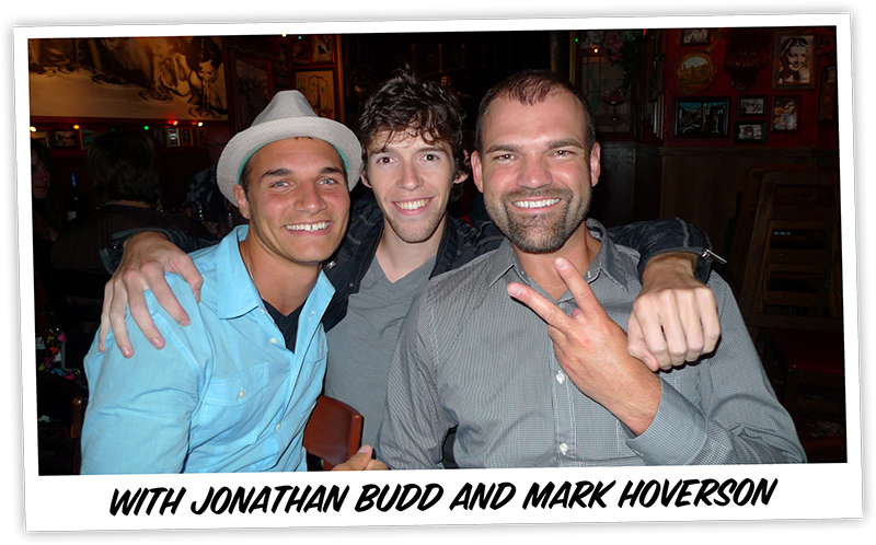 Joey Borden with Jonathan Budd and Mark Hoverson